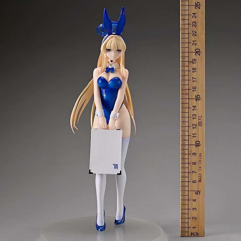 Prodáno Blue Archive Asuma Toki Hravá póza Králičí dívka Herní dívka Figurka Model Socha Sběratelství Stolní dekorace Ozdoba