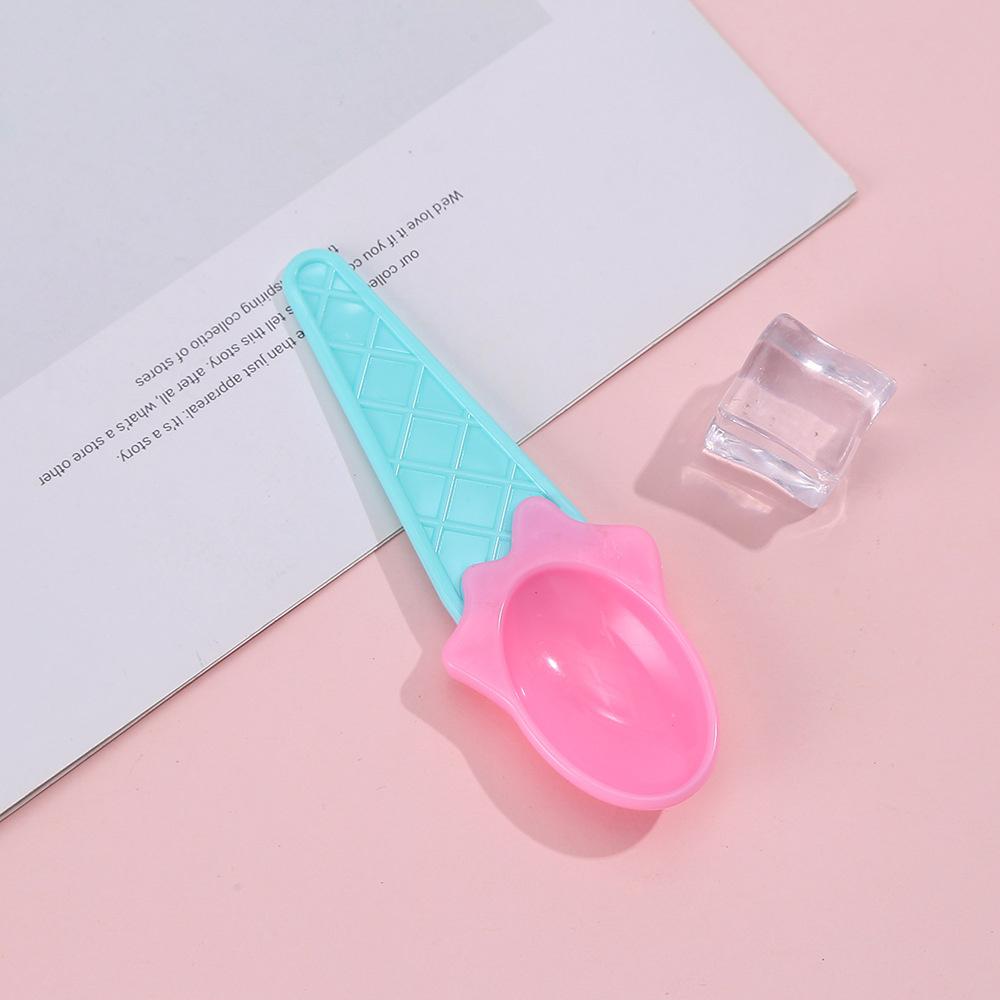 2/4PCS Plastic Bowl Great For Ice Cream Party Reusable Kids Cake Plastic Scoop Ice Cream Accessories Dessert Scoop Tableware