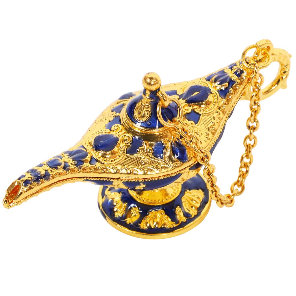 Aladdin-lampan Klassisk Aladdins magiska lampa Dekor Kreativ Legend Önskande ljus Dekor Skrivbords Hantverk Prydnad för Heminredning