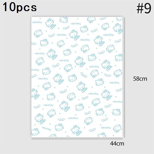 Hello Kitty Wrapping Paper Flower Bouquet Packaging Paper Strap Ribbon Flower Decoration Strap Gift Packaging Paper Accessories
