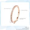 Tiny Delicate Micro Pave Zircon Rings For Women Trendy Chic Crystal Daily Dating Women's Stackable Ring Fashion Jewelry R133