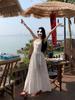 Pink Tassel Camisole Dress - Vacation Seaside Style