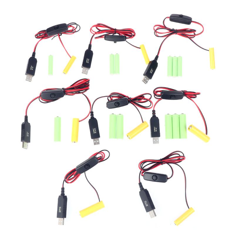 Dummy Battery Adapter Usb Power Supply Switch Cable Replace Batteries For Camera
