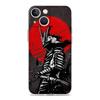 Phone Case For iPhone 17 Air Cases iPhone 16 15 12 13 14 Pro Max SE 7 8 Plus iPhone11 Clear Cover Japanese Bushido Samurai