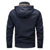 Jacke Herren Frühling und Herbst Casual Loose Outdoor Schnelltrocknende Jacke Kapuzenjacke Herren