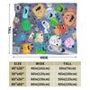 BFDI Throw Blanket Soft Novelty Blanket For Home Decor Travel Flannel Bedspread Bed Cover