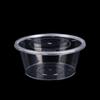 Disposable Round Transparent Plastic Food Containers with Lids