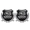 2Pcs Car Metal Badge Stickers Decorative Accessories For Subaru STI XV Forester BRZ Smart Crosstrek Legacy Mpreza Ascent Tribeca et4