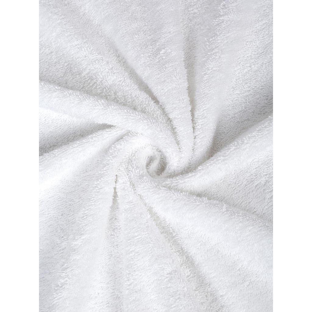 Bavlněný osuška | 500 GSM | Odolná proti vyblednutí | Bílá