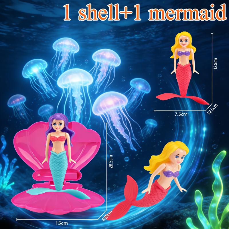 High-Quality Mermaid High-Quality Dive Play Sets High-Quality Transparent High-Quality Shell High-Quality Bath High-Quality Toys High-Quality