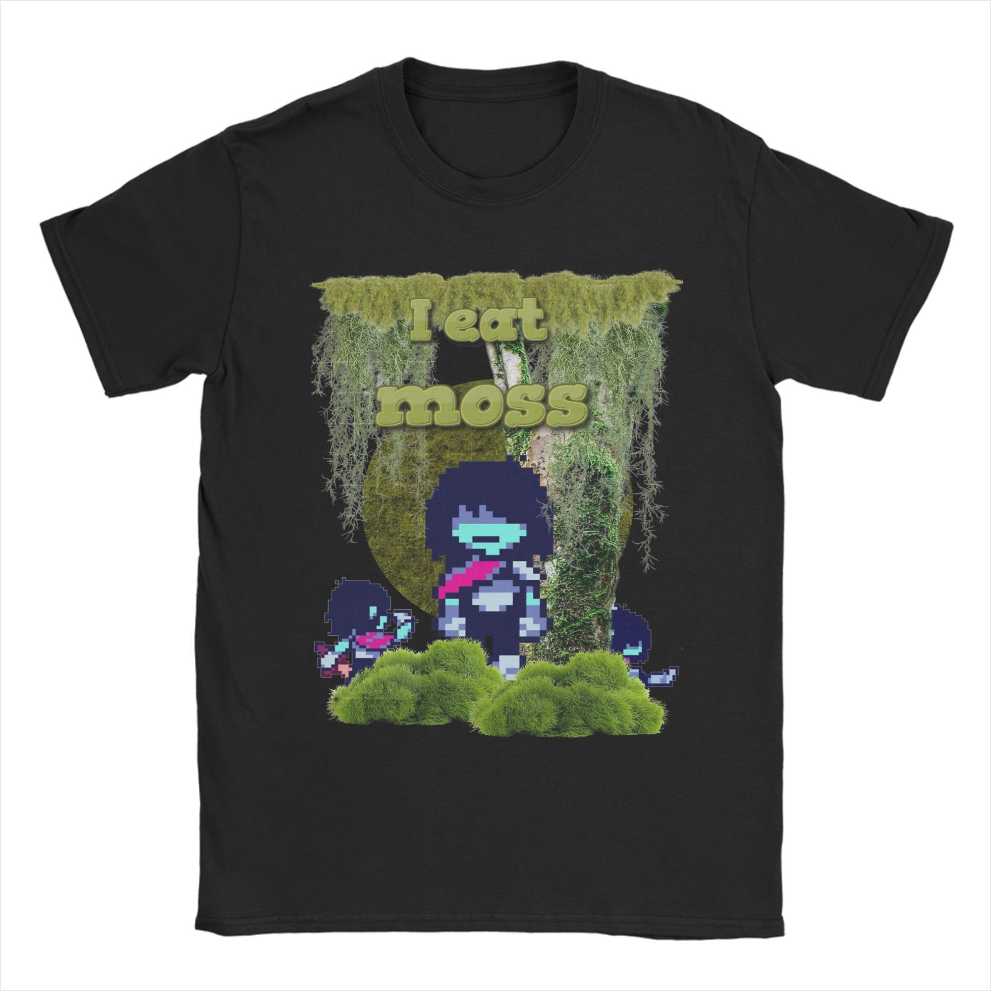 

I Eat Moss Kris Deltarune Apparel Men Women T Shirts Pure Cotton Tee New Arrival T-shirt Clothing 5XL різнокольоровий