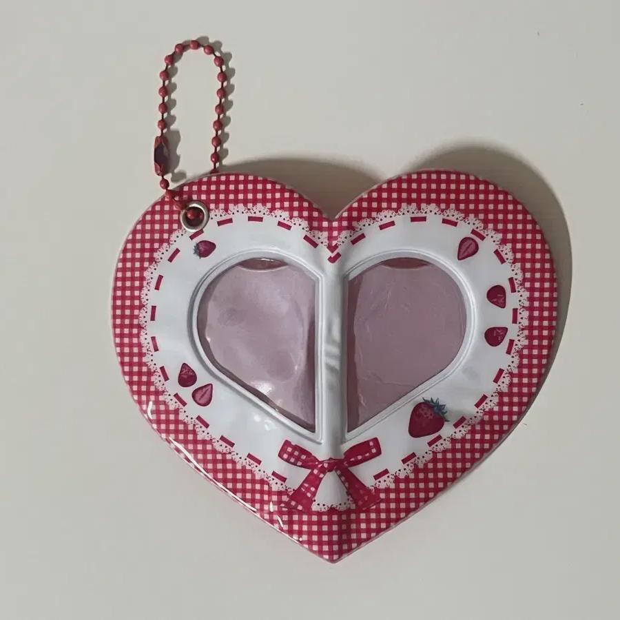 

Парный держатель для ID-фото, держатель для фотокарточек, гача, красная клубничная лента