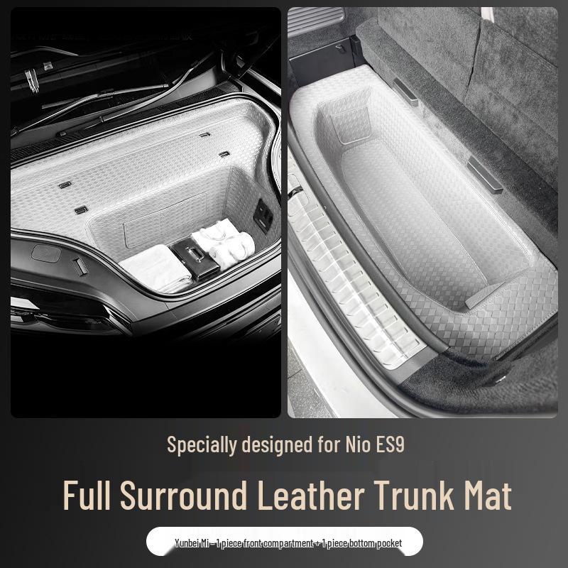 Full Coverage Trunk Mat for 26 NIO ES9 Models: Seat Back & Tail Box Interior Accessory