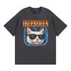 IBUPROFEN Funny Lightning Dank Cat Meme Tshirts Unisexs Clothes Fashion High Street T Shirt Summer Tops Loose 100 Cotton Tshirt