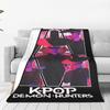 Super Soft BlanketGirls Boys Airplane Travel Saja Boys team KPop Demon Hunters Throw Blanket  Flannel Bedspread For Bed Cover
