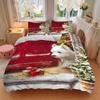 3Pcs Christmas Westie Treats Bedding Sets For All Sizes New 3D Printed Bed Cover Comforter Duvet Cover Pillowcase Bedroom Decoration