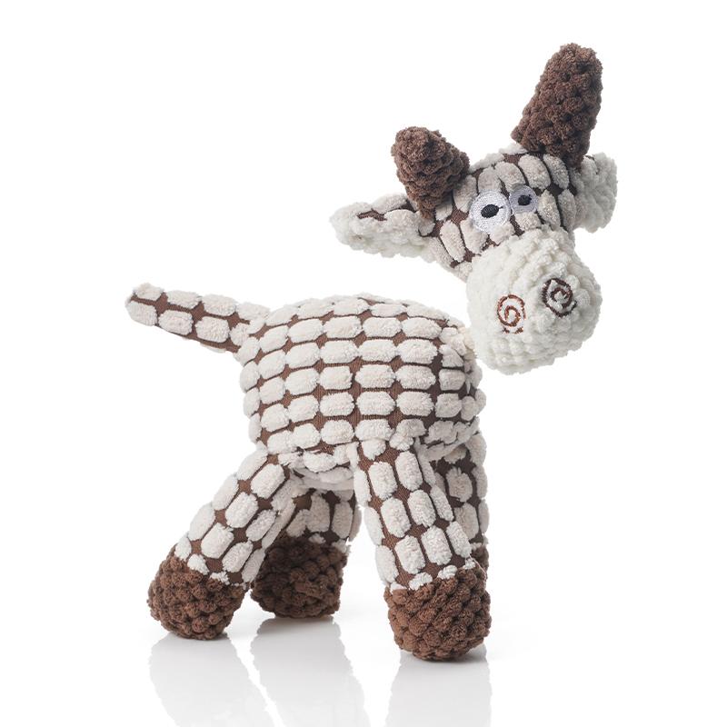 Squeak Dog Toys, Durable Stuffed Animal Plush Chew Toys, Dog Toys for Cleaning Teeth, Suitable for Small Medium-sized Dogs