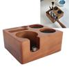 Multifunctional Coffee Tamper Station Compatible Wooden Tamper Stand  Espresso Making