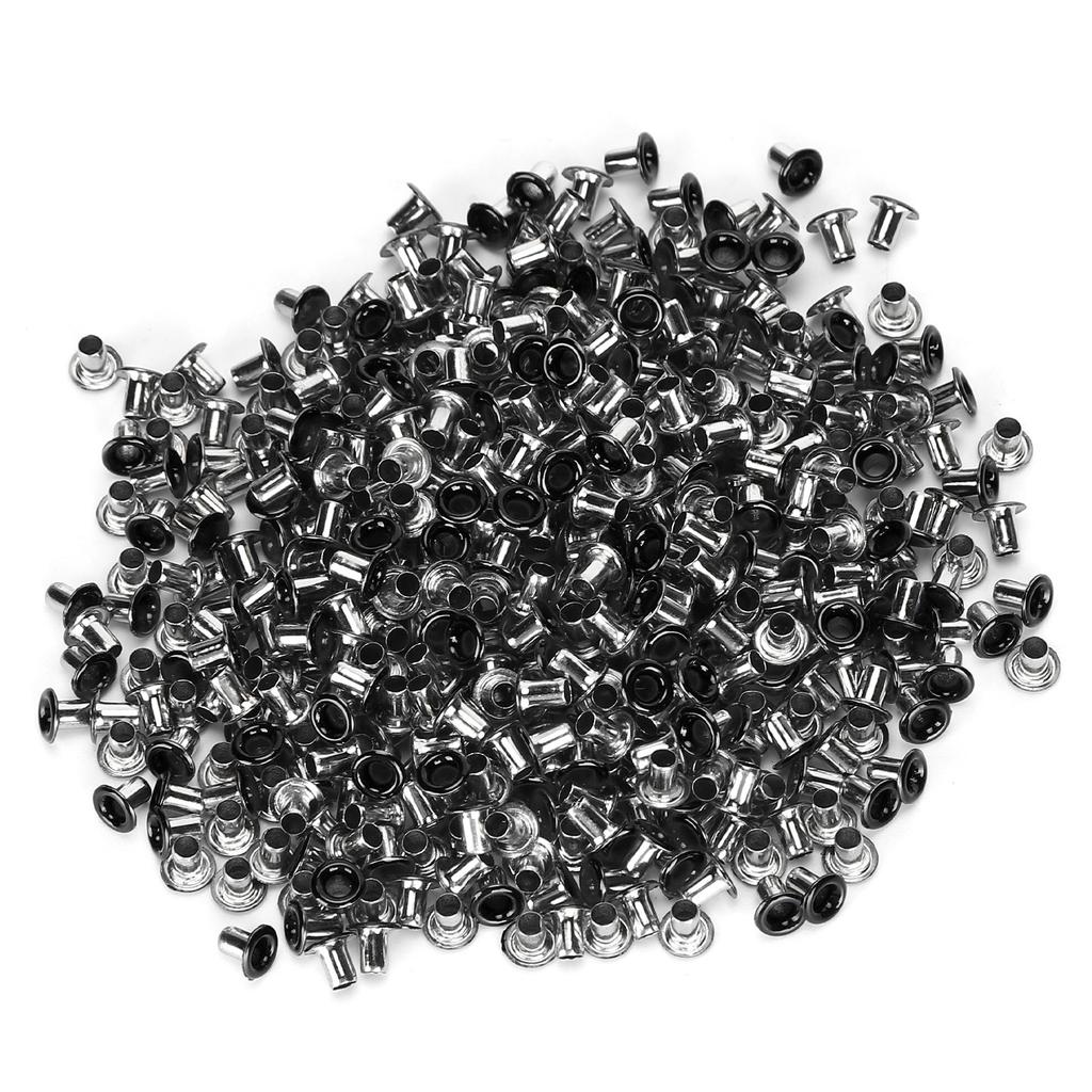 500Pcs Brass Eyelets 2mm Inner Hole Colorful Grommets Kit for Clothing Shoes Bag DIY CraftsGlossy