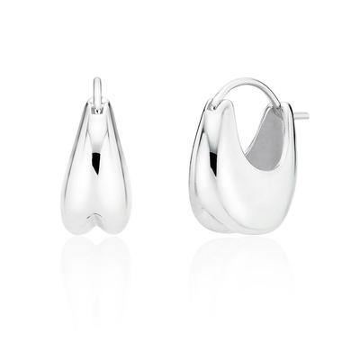Silver925 Bold and Bold Earrings
