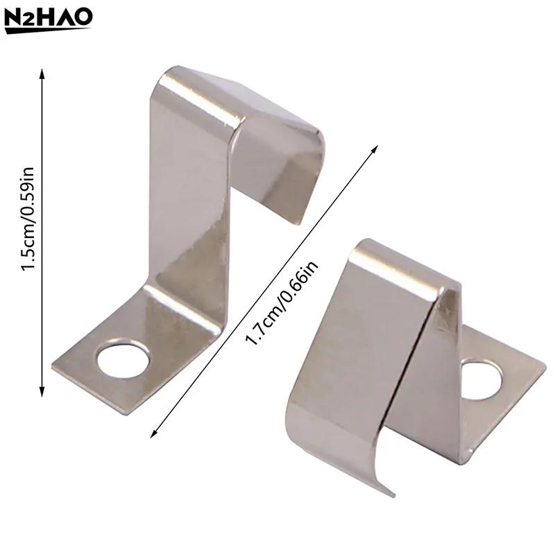10PCS Silver 5231 SMT Battery Contact For A, AA, CR2, CR123A, 9 Volt Battery Leaf Spring Contact Battery Contact