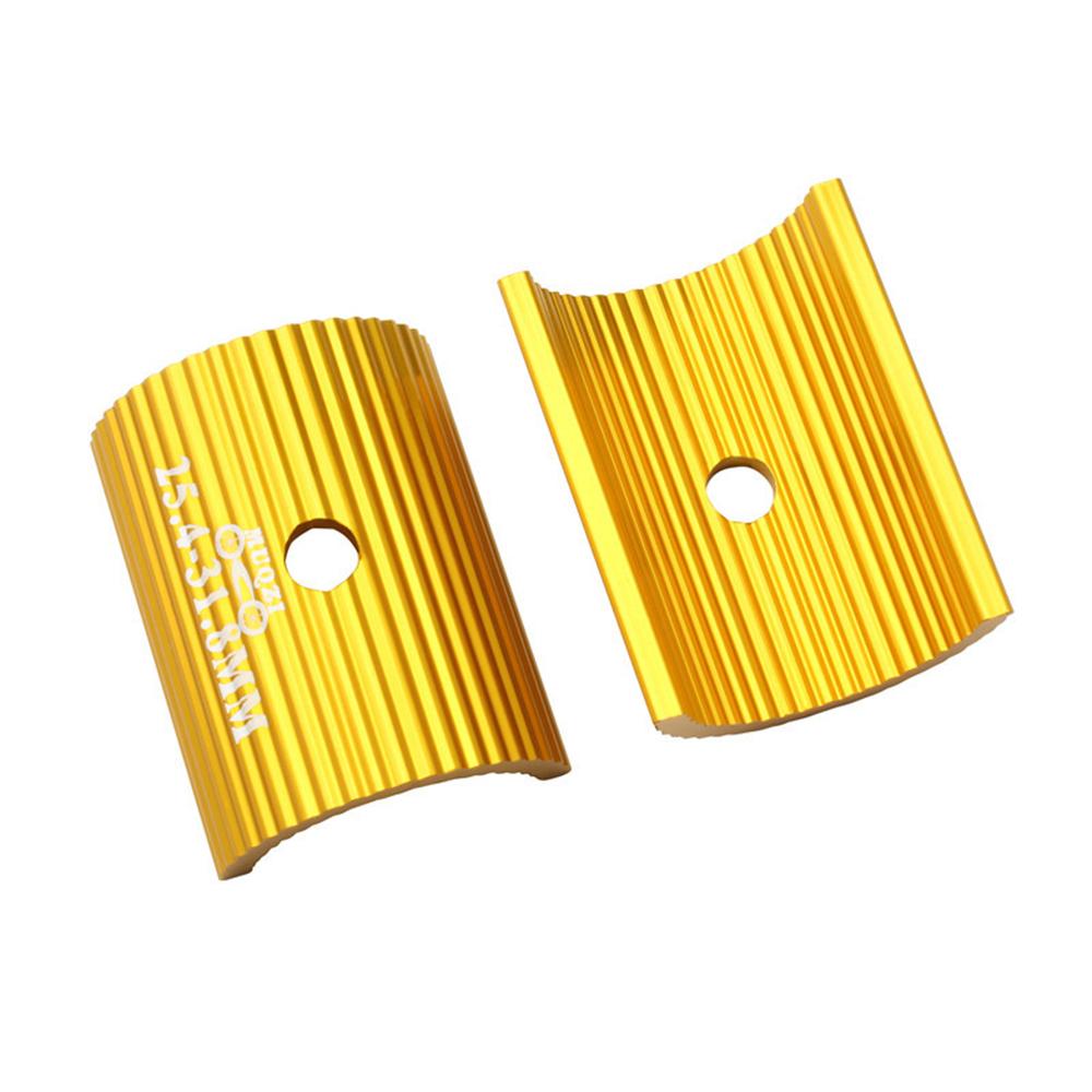 

31.8mm to 35mm Reducer Handlebar Reducing Sleeve Reducing Spacer Bike Handlebar Conversion Shim gold-25.4mm to 31.8mm