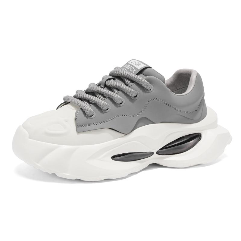 

Мужские повседневные планки, новые большие размеры, модные спортивные мужские туфли, увеличивающие бег, дышащие панк-кроссовки, мужские мокасины 39