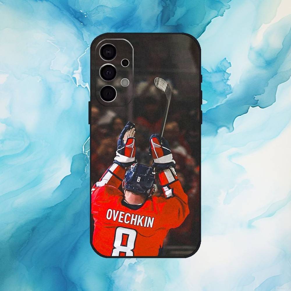 

Hockey Player A-Alex Ovechkin Phone Case For Samsung S25,24,23,22,30,21,10,9,Ultra,Plus,Lite,FE,4,5 G Soft Black Case Samsung S25