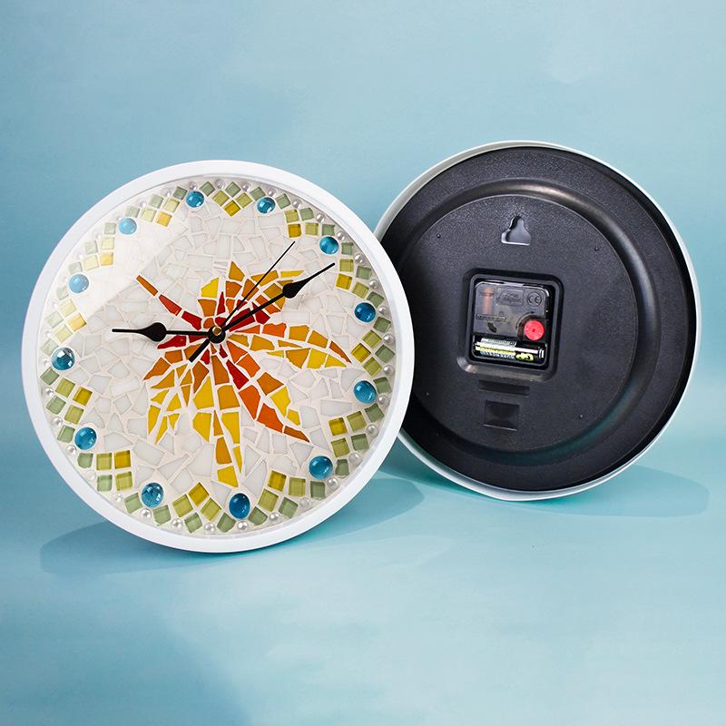 DIY Handmade Wall Clock Kit – Creative Collage for Children and Adults