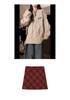 Original Quality Milky Fufu Cable Knit Sweater - Loose, Thick, and Stylish Inner Wear
