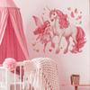 Cartoon Elf and Unicorn Butterfly Children's Room Bedroom Wall Decoration Stickers