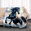 3D Tier Pferdemuster Heimdecke Einhornmuster Schlafzimmer Wohnzimmer Dekoration Picknickdecken für Kinderzimmer Bett Geschenk
