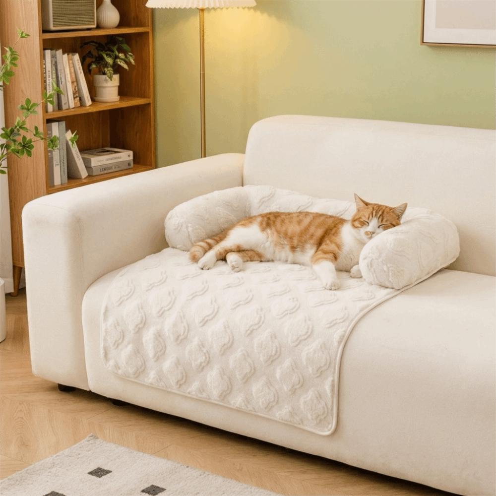 Thickened Pet Plush Blanket Self-heating Warm Pet Mattress Pet Sofa Bed  for Autumn Winter