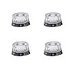 4PCS Electric Guitar Knob Plastic 6mm Inner Diameter Guitar Speed Control Volume Tone Knob
