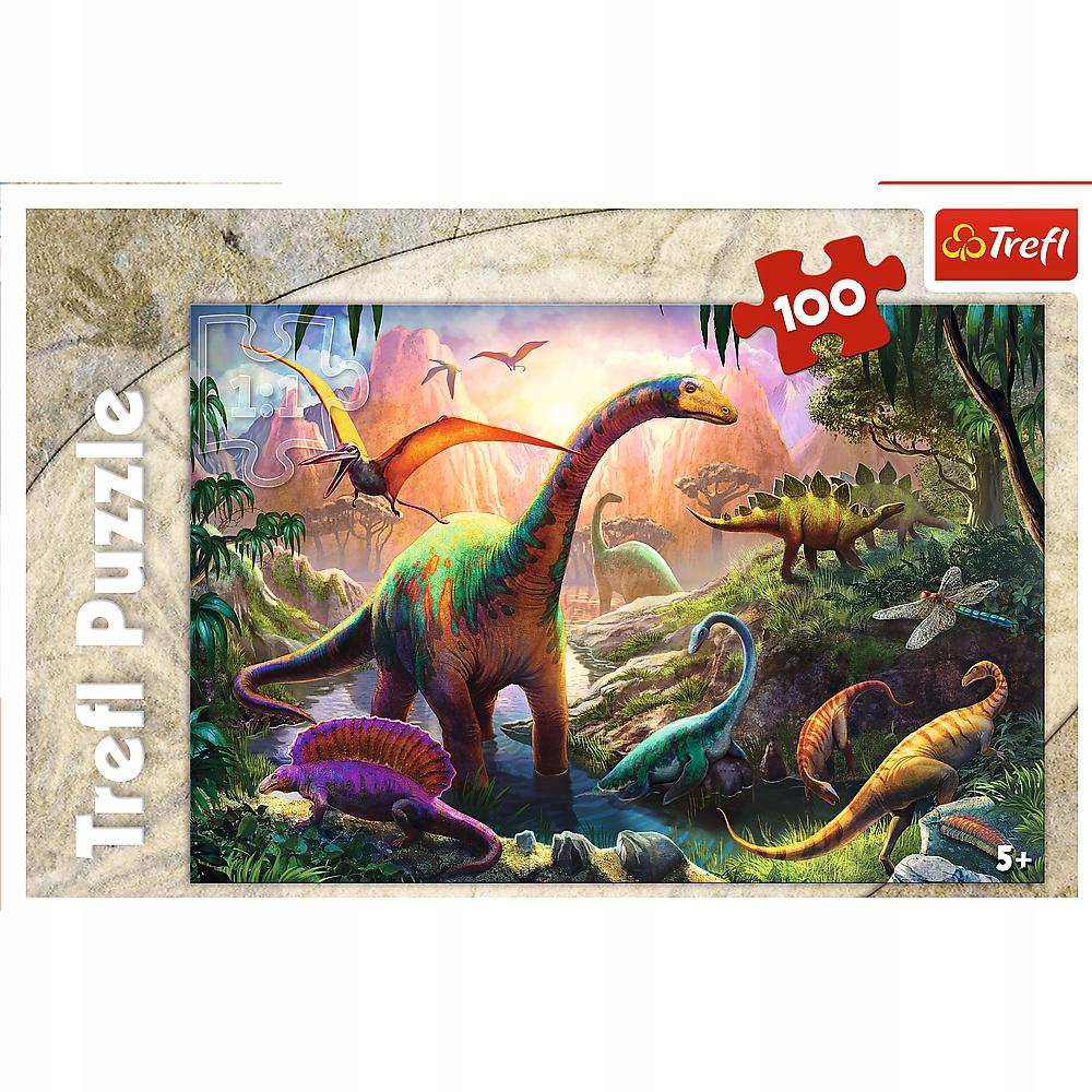 16277 "100 - World of Dinosaurs" / Trefl