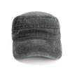 Berretto Militare Retrò Lavato a Tesa Piatta per Uomo e Donna, Design Semplice Usurato, Berretto da Baseball Casual con Visiera ad Becco d'Anatra per Protezione Solare