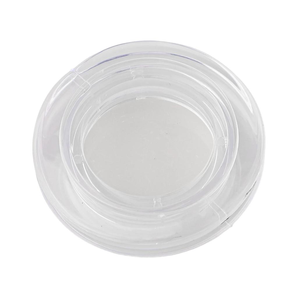 Reliable Table Umbrella Hole Cap Set Secure Sealing Prevent Shaking and Scratching Easy to Store and Carry Translucent Color