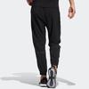 Adidas Knitted Sweatpants Men's Black Moderate Cuffed Pants HE9936