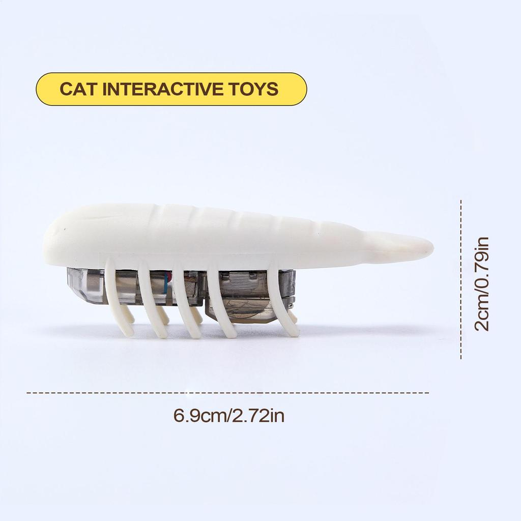 Cat Interactive Toys Pat Activated Moving Toy Portable Stimulating Cat Interactive Animal For Kitten Training Hunting Indoor