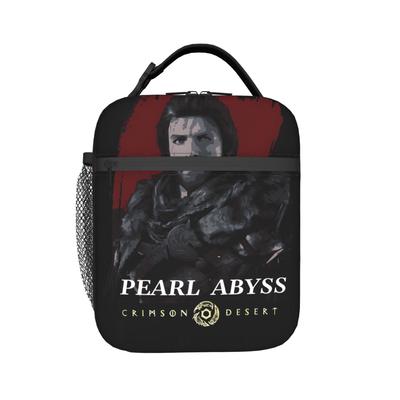 Pearl Abyss Crimson Desert  Thermal Insulated Lunch Bags for Travel  Portable Food Bag Men Women Thermal Cooler Lunch Boxes