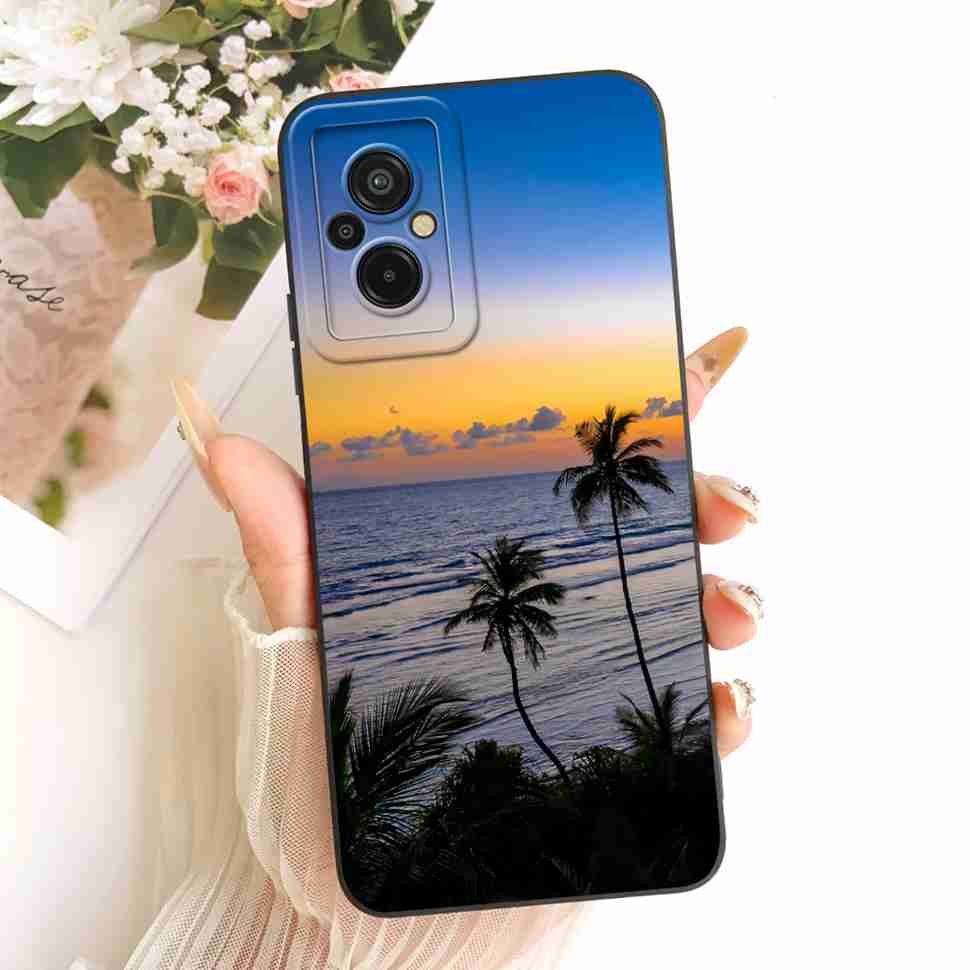 For Redmi 11 Prime 4G Case Colorful Butterfly Simple Silicone Back Cover For Redmi 11prime 4G 22071219AI 6.58" Bumper Casing