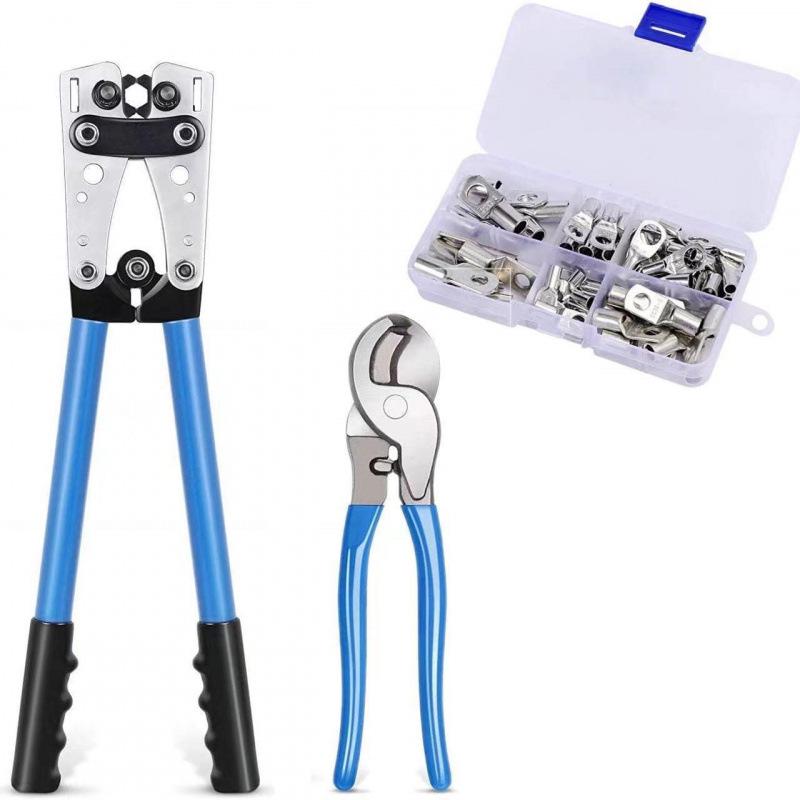 Copper Tube Terminals Set: 80-SC Series, 160-Piece Peep Hole SC6-25 Boxed