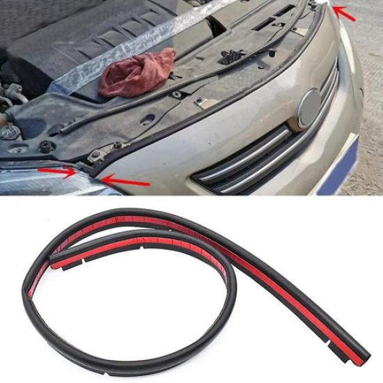 Car Front Engine Hood Sealing Strip Weatherstrip Rubber For Toyota Corolla 07-13