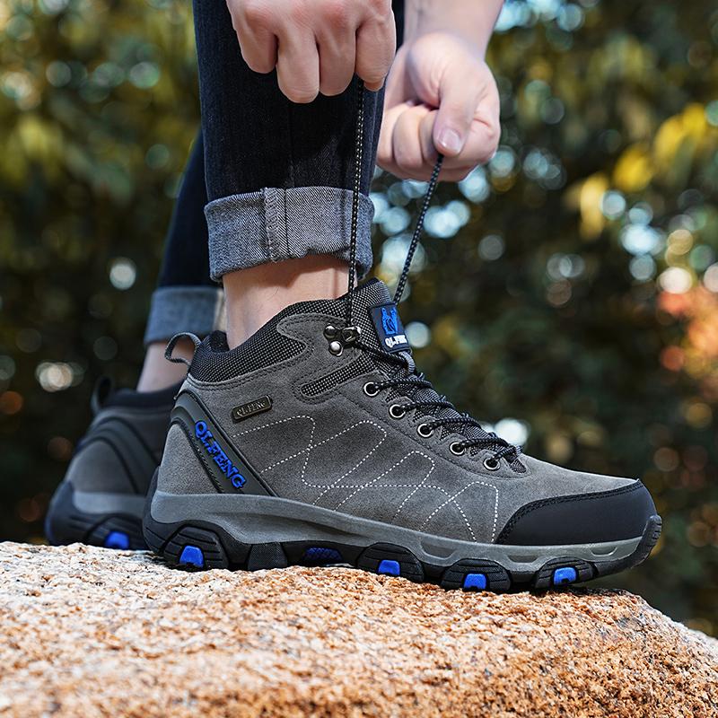 36-47 Paar Übergröße Modisch und Trendig High Top Outdoor Wanderschuhe Sport- und Freizeitschuhe Reise Wanderschuhe