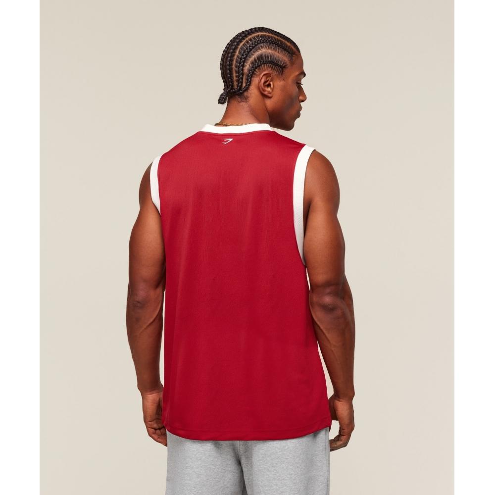 Gymshark Gslc Tank Conditioning Red A2b4z Rbwv