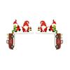 Santa Claus Door Frame Decoration Wooden Door Pendant Creative Christmas Decoration