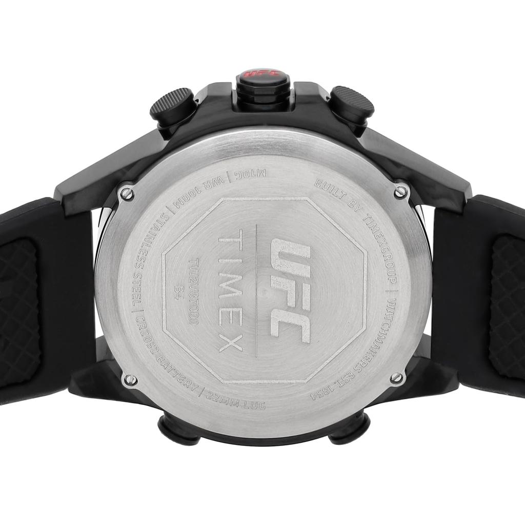 Watch UFC Kick Digital Quartz 10 ATM Water Resistant Mineral Glass TW2V87000 Black [TIMEX] 51.5mm Men's [Item]