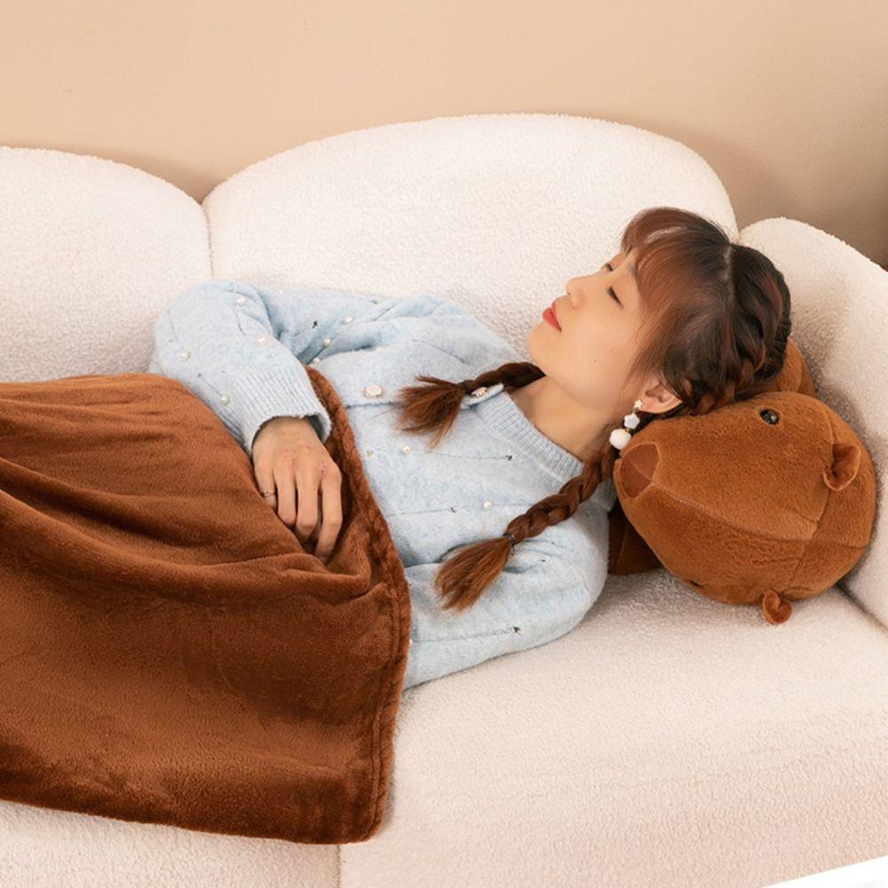 Cute Doll French Fries Capybara Plush Toy Simulation Capybara Plush Doll  Birthday Gift