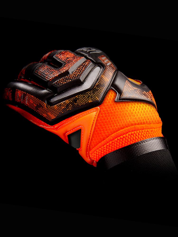 "Thickened Latex Goalkeeper Gloves with Finger Protection for Kids and Adults”