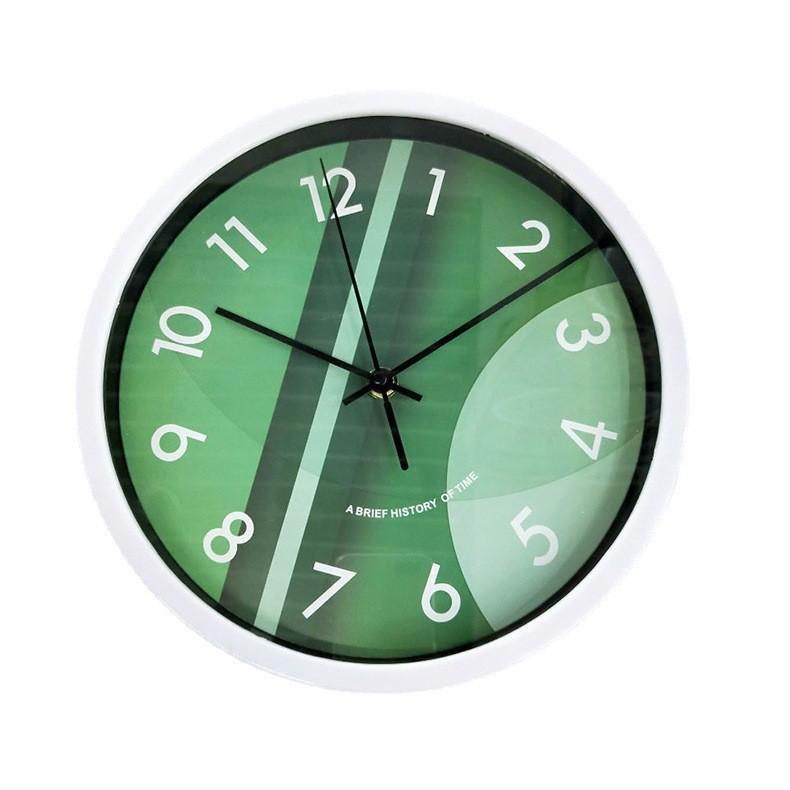 

Настенные часы для гостиной, бесшумные, креативные, для домашнего декора, простые часы с подвесным кронштейном White edge 004